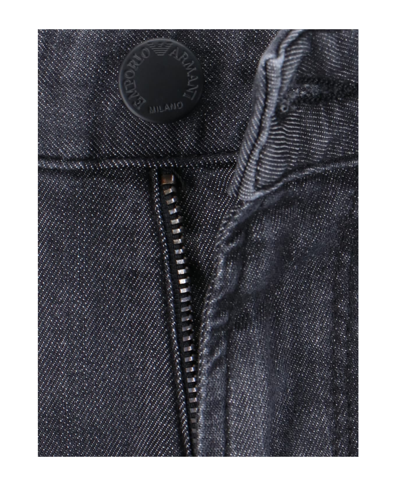 Emporio Armani Slim Jeans - Black   デニム