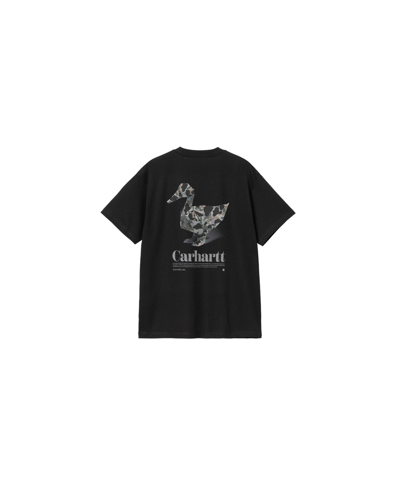 Carhartt S/s Fold Duck T-shirt - Xx Black