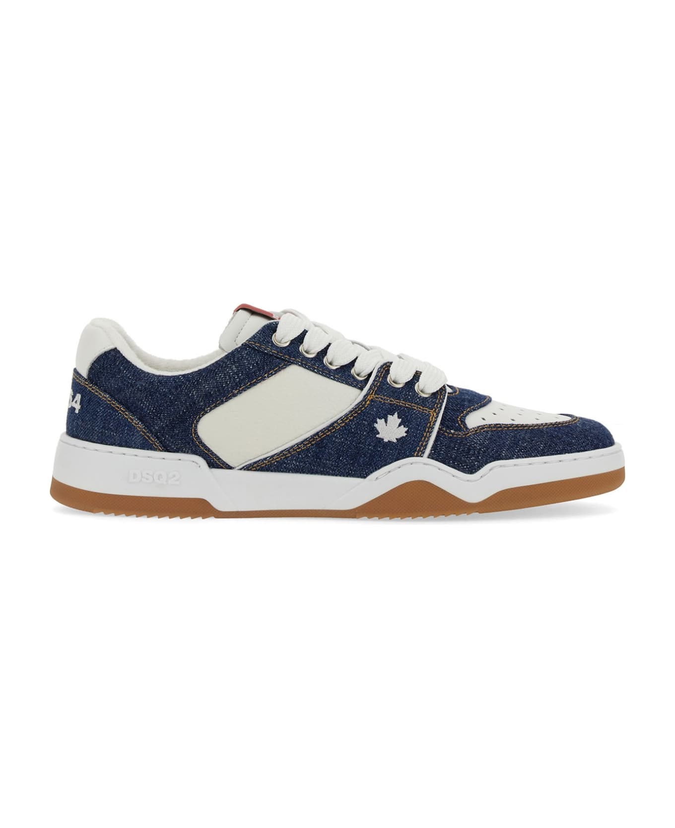 Dsquared2 Panelled Lace-up Sneakers - DENIM