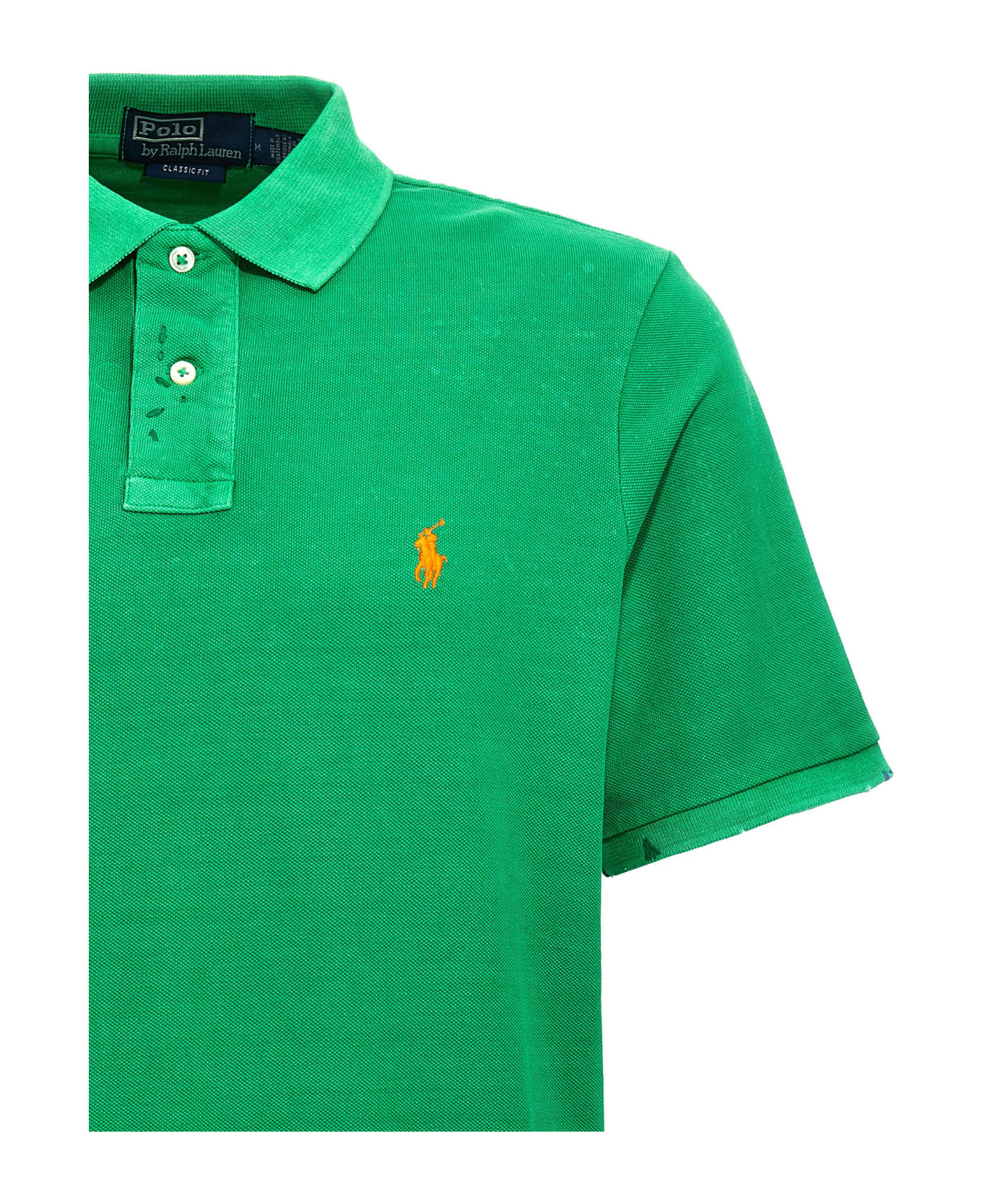 Polo Ralph Lauren Logo Embroidery Polo Shirt - Green ポロシャツ