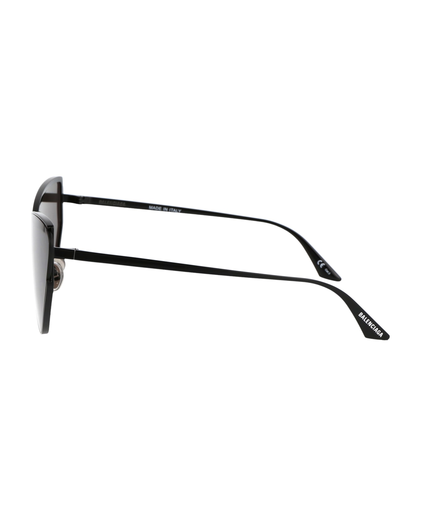 Balenciaga Eyewear Bb0191s Sunglasses - 001 BLACK BLACK GREY サングラス