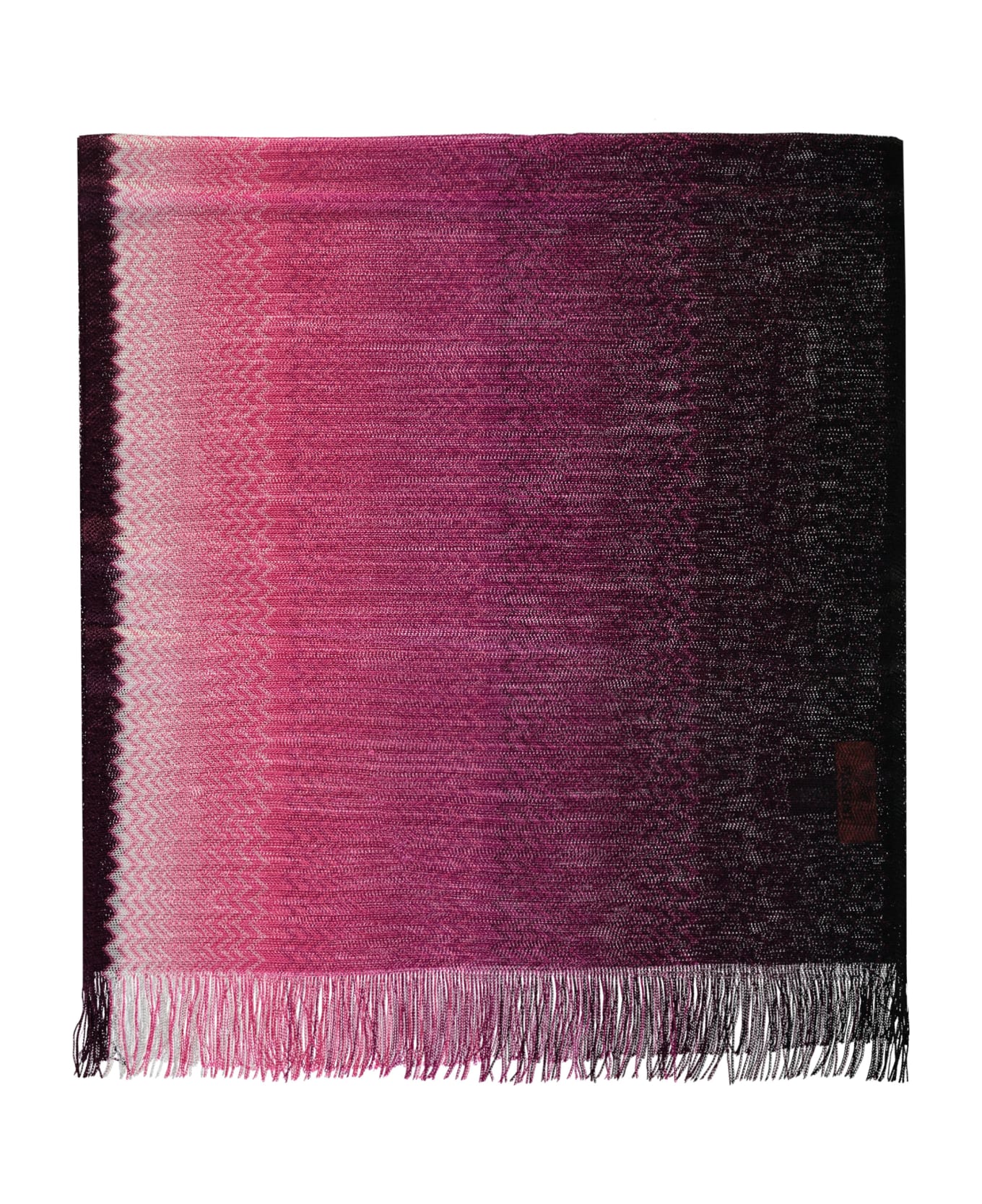 Missoni Fringed Scarf - purple スカーフ＆ストール