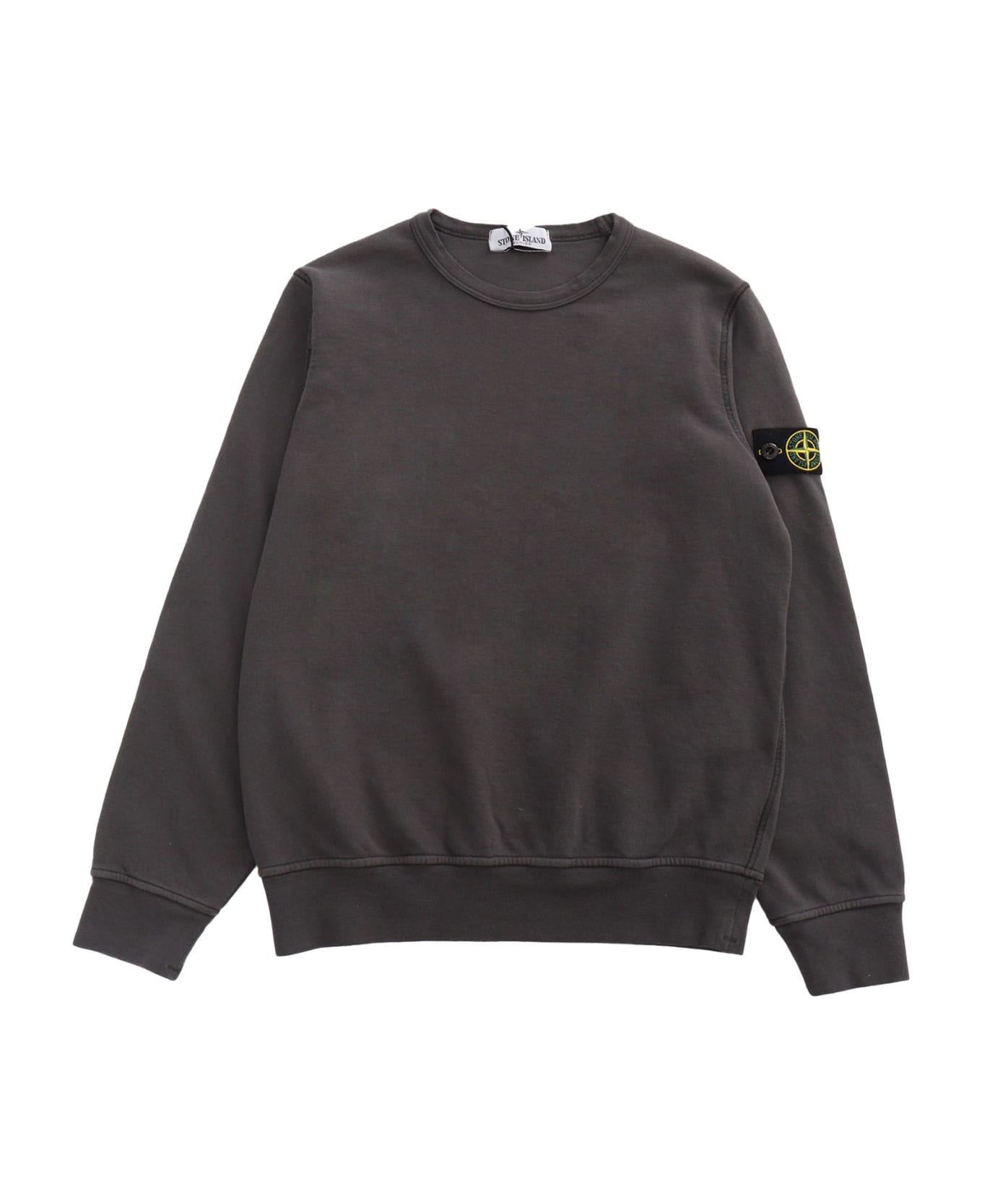 Stone Island Junior Brown Sweatshirt - BROWN ニットウェア＆スウェットシャツ