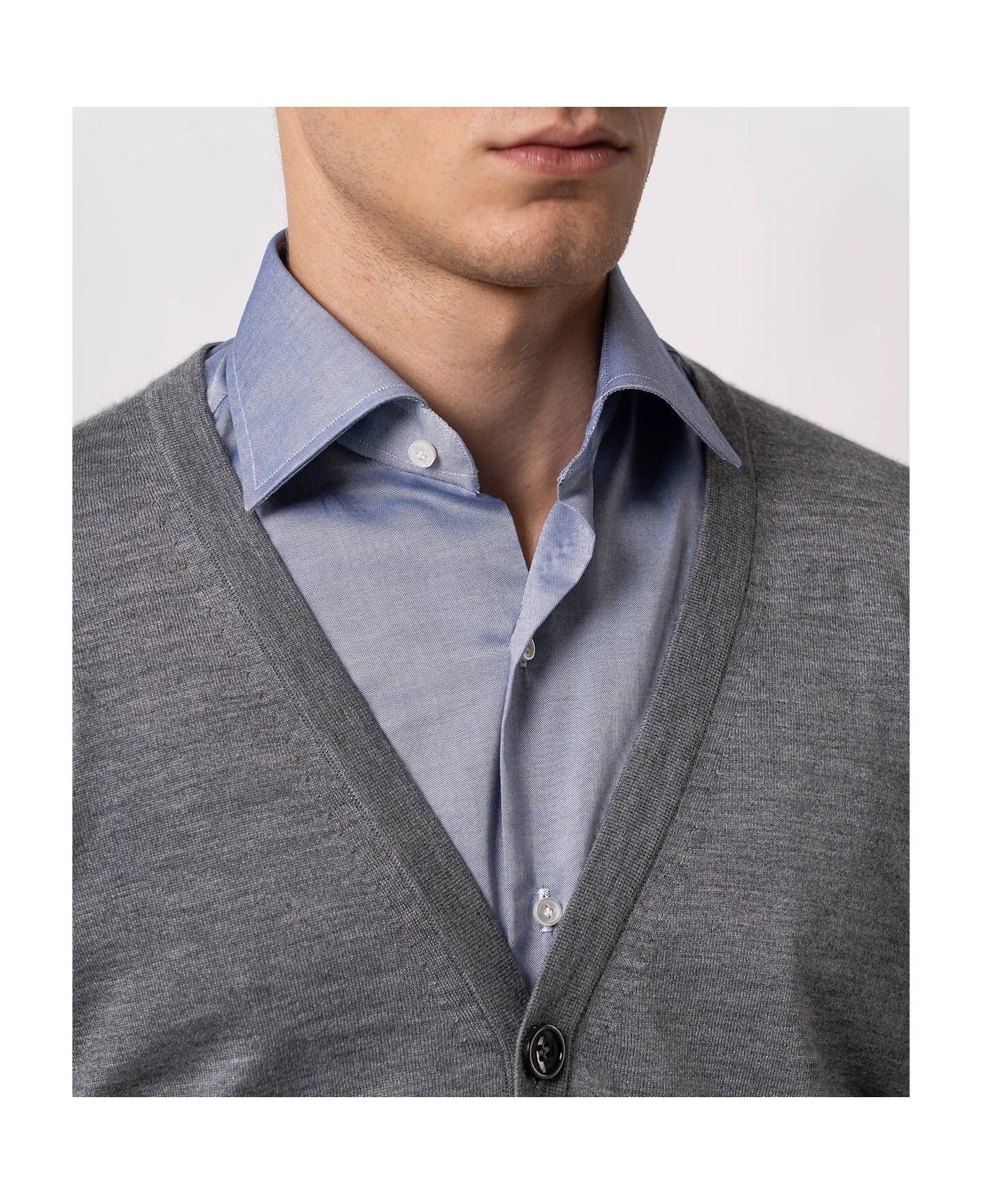 Larusmiani Cardigan Spirit 54 Cardigan - LightGray