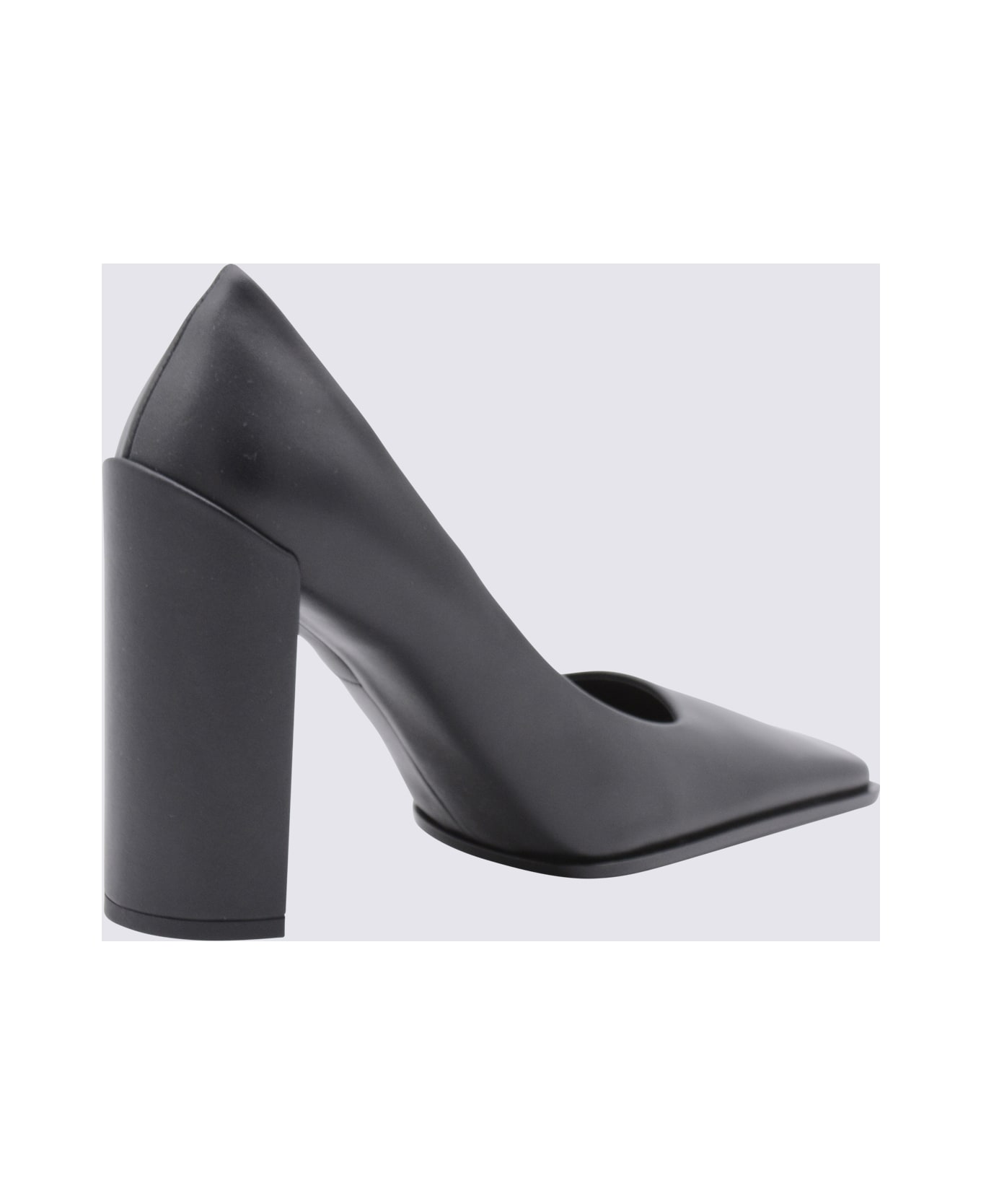 Alaia Black Leather Pumps - Black