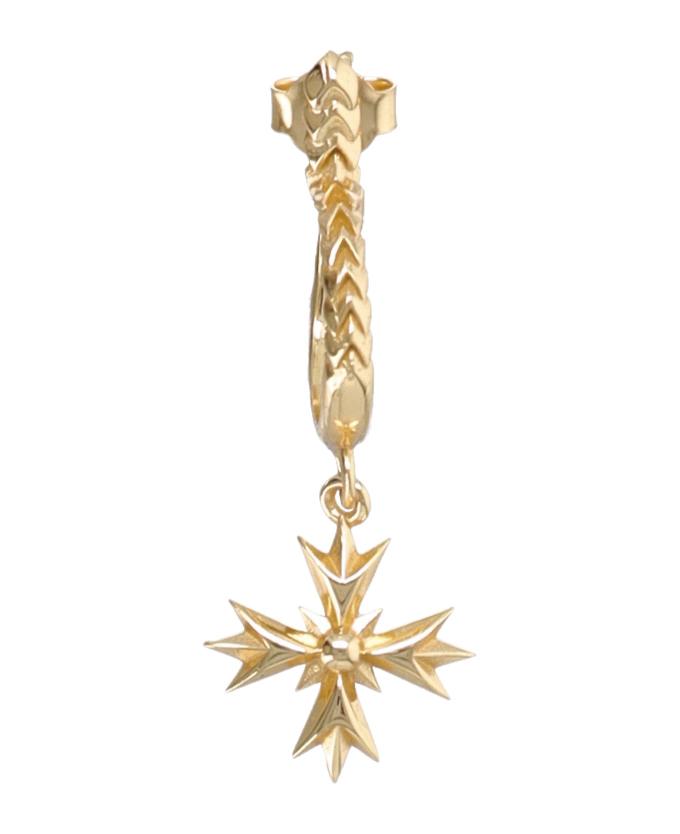 Emanuele Bicocchi Single Earring Crest - GOLD