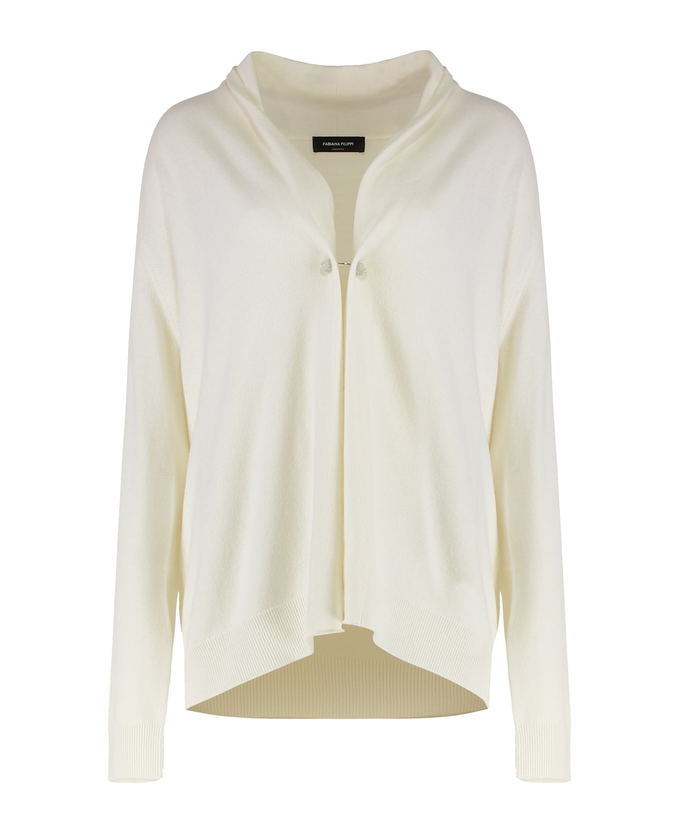 Fabiana Filippi Wool-blend Cardigan - White