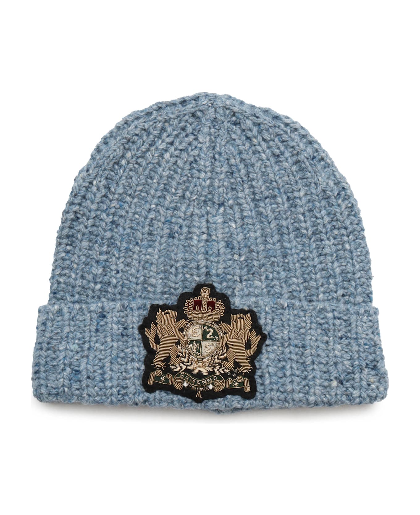 Ermanno Ermanno Scervino Knitted Beanie - BLUE