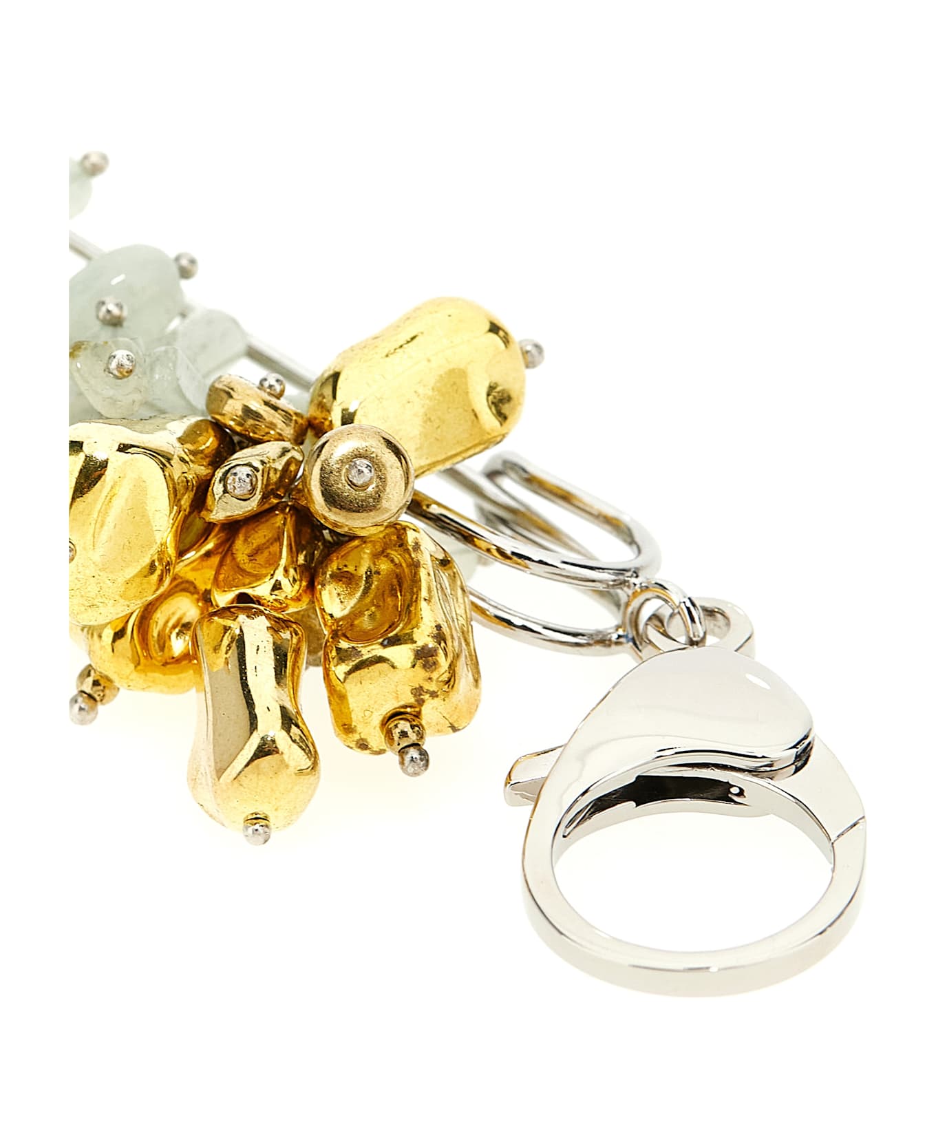 Dries Van Noten Brooch With Stones - Brown