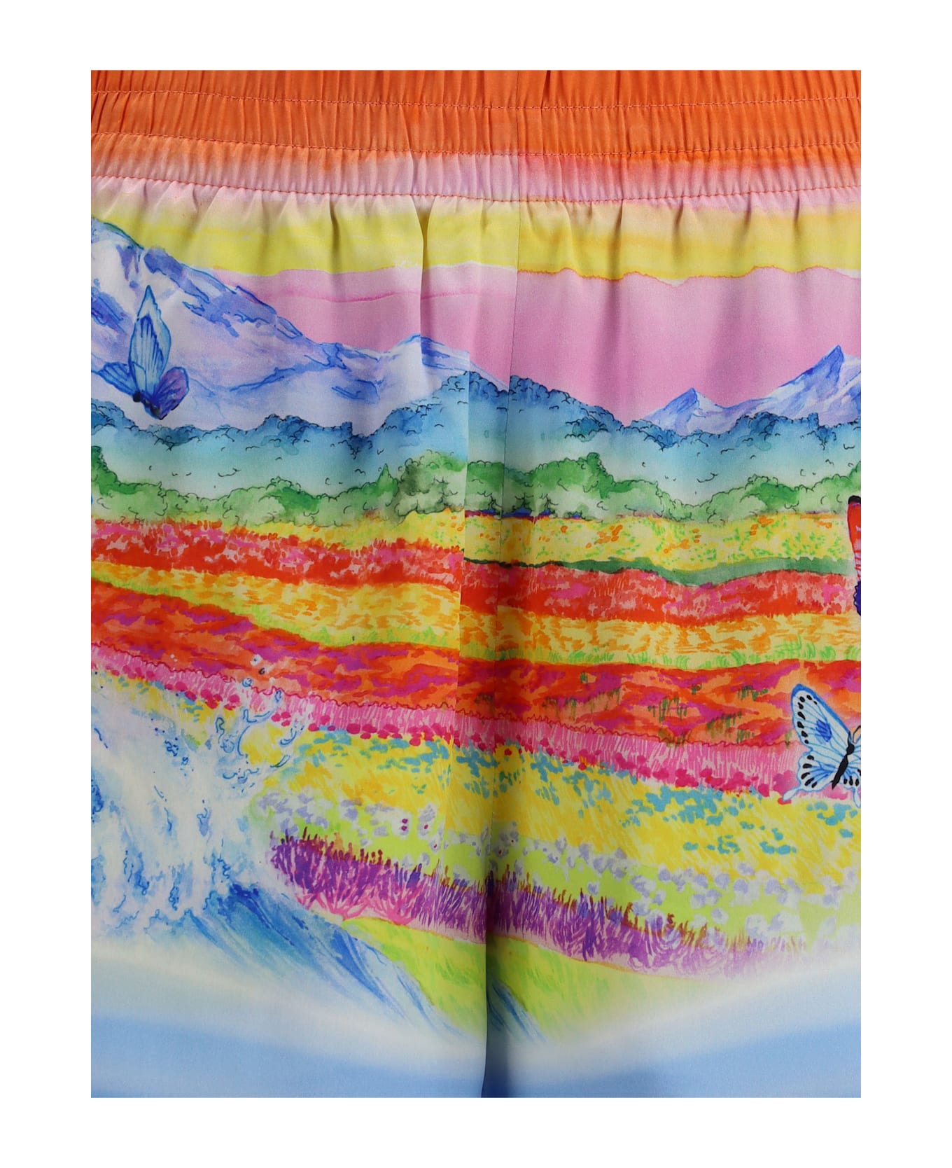 Casablanca Teacher Butterfly Landscape Shorts