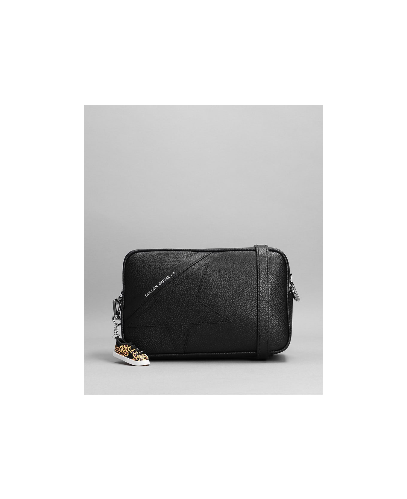 Golden Goose Star Bag Shoulder Bag In Black Leather - black