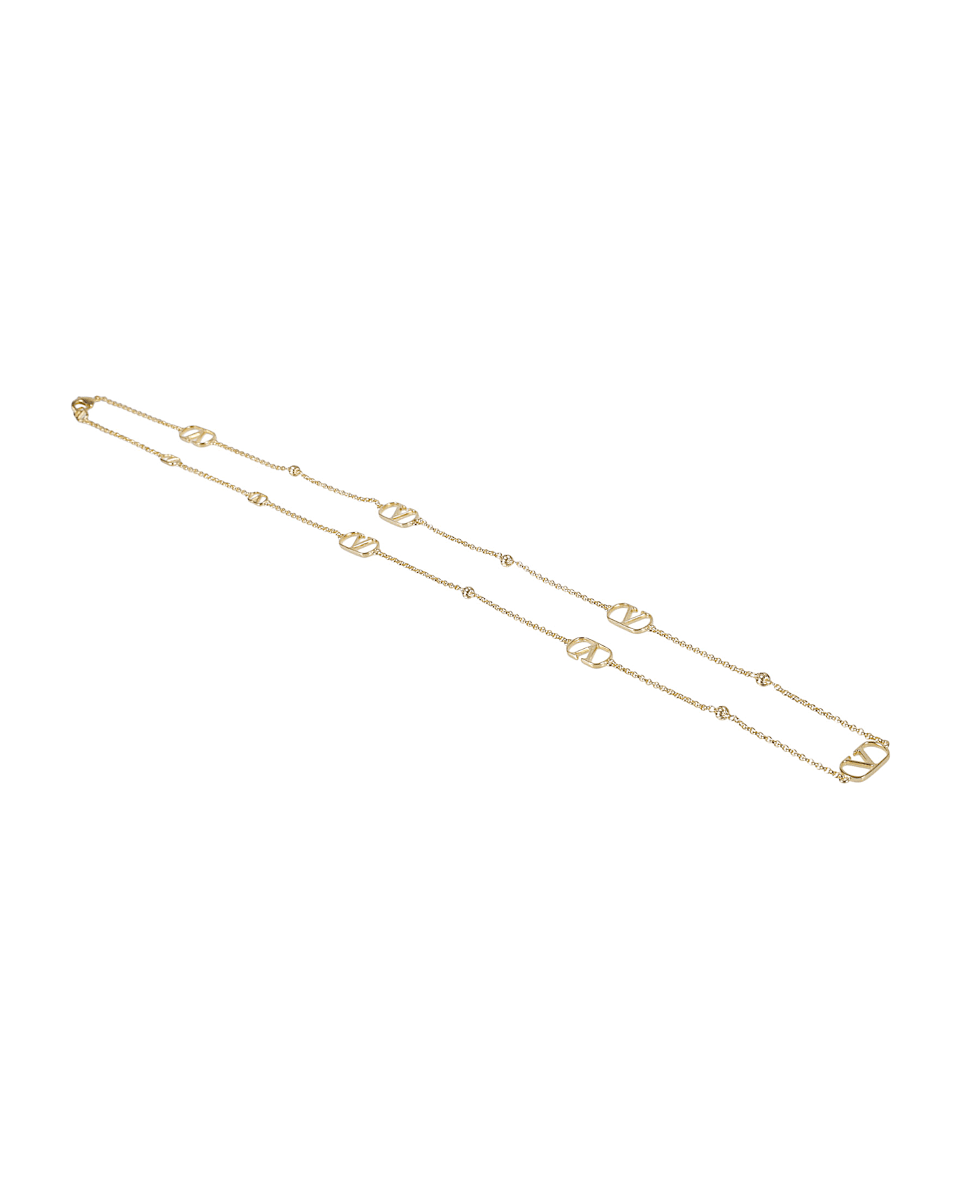 Valentino Garavani Multi Logo Chain Necklace - Gold