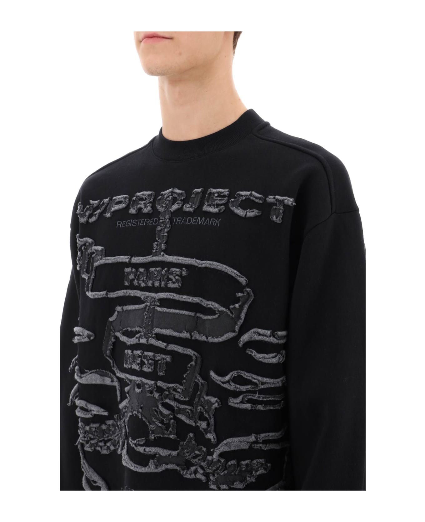 Y/Project Paris' Best Sweatshirt - BLACK (Black)