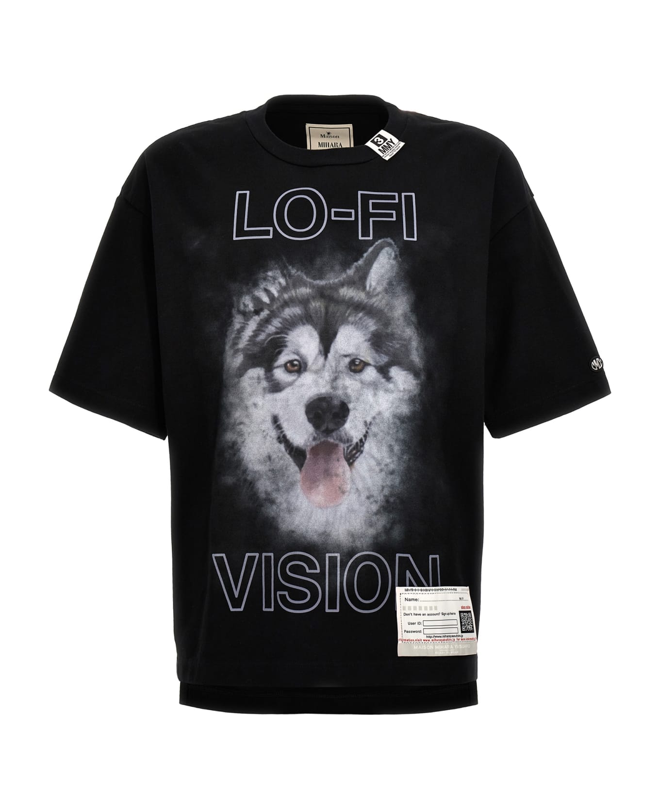 Mihara Yasuhiro 'lo-fi Vision' T-shirt - BLACK シャツ