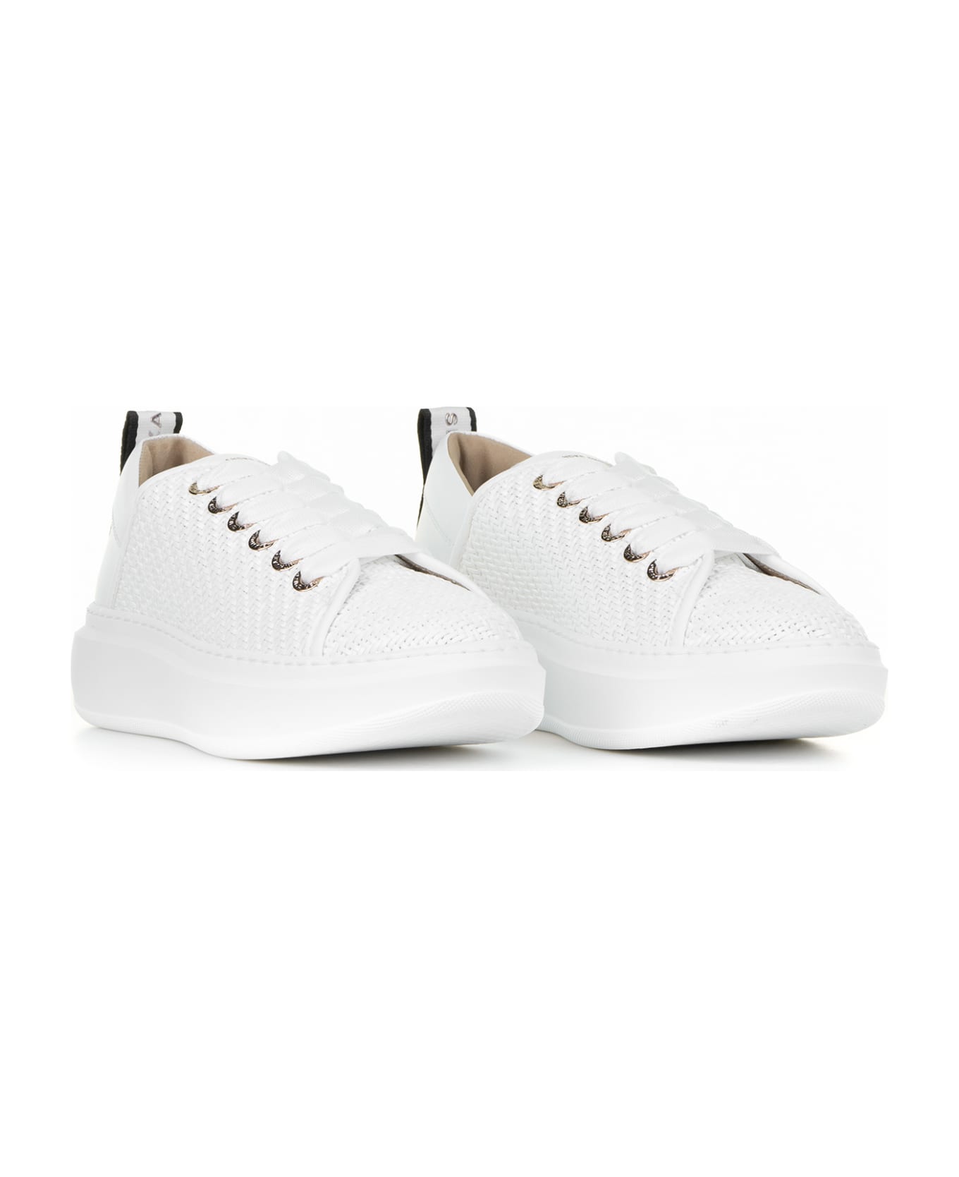 Alexander Smith London White Leather Sneaker - WHITE