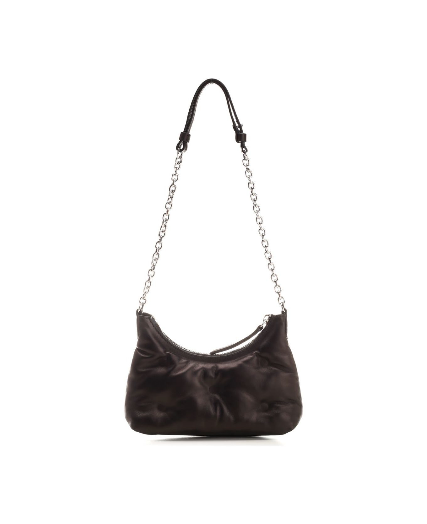 Maison Margiela "glam Slam" Micro Hobo Bag - Black