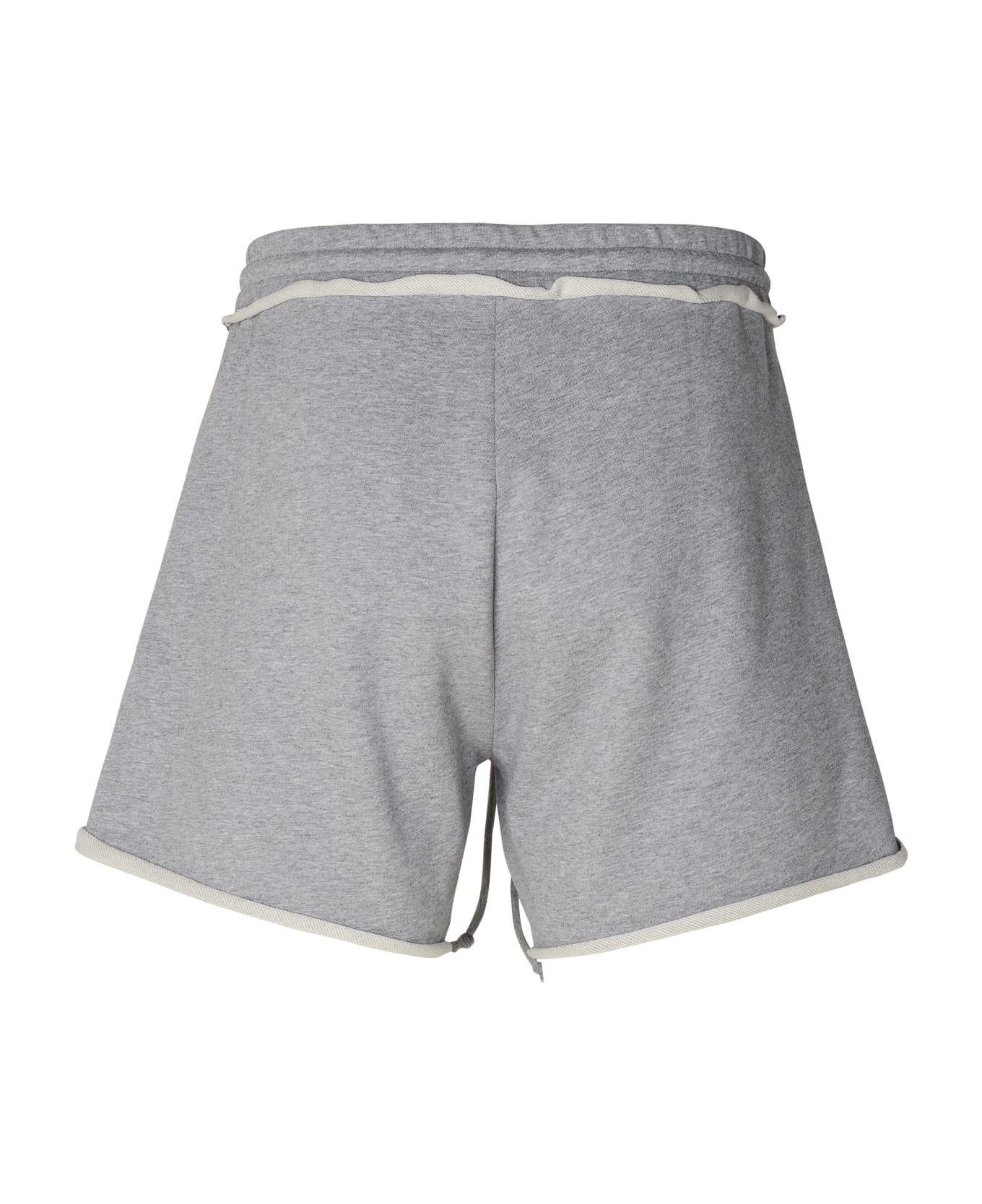 Balmain Grey Cotton Bermuda Shorts - Grey ショートパンツ
