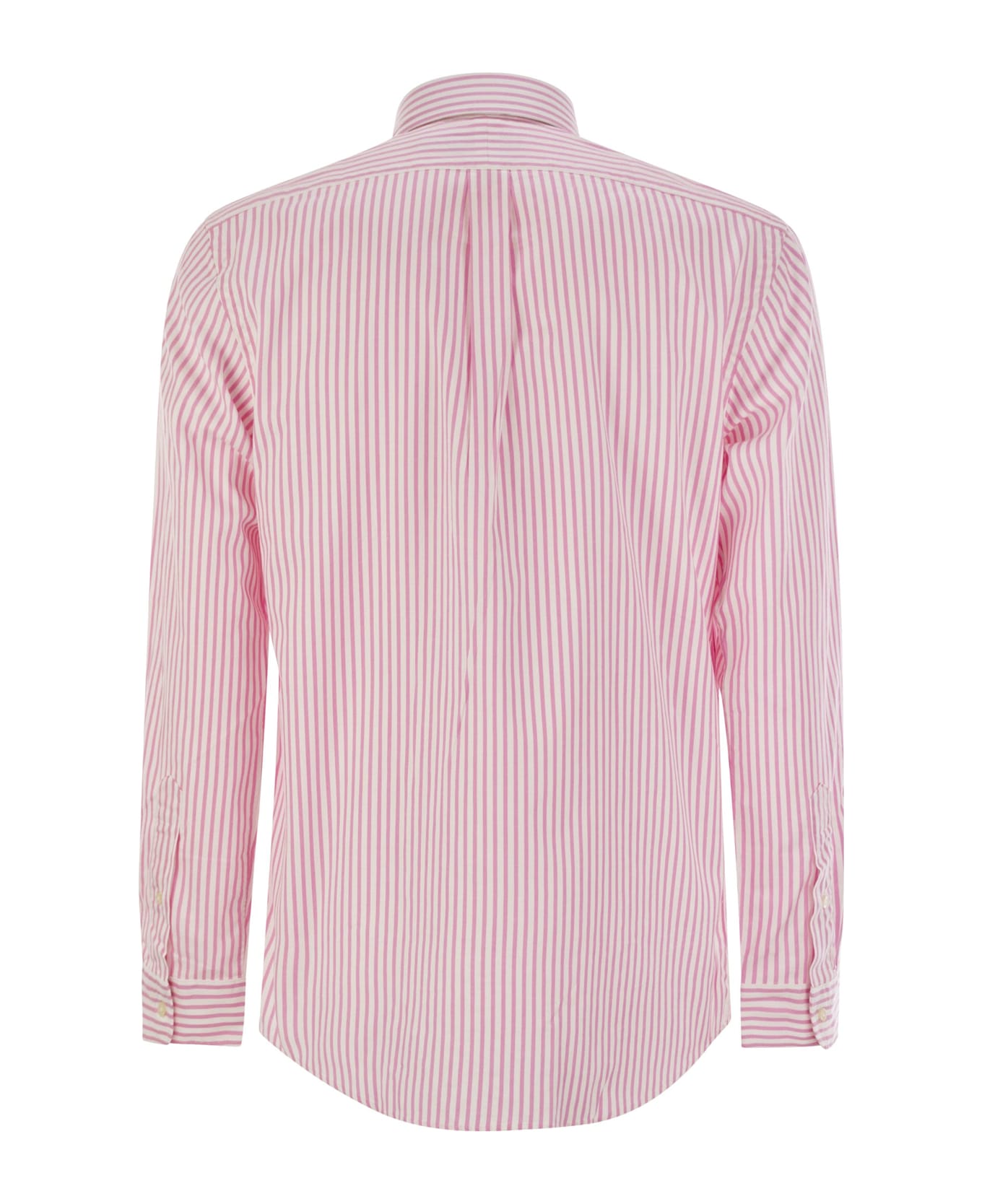 Ralph Lauren Stretch Oxford Shirt - Pink/white