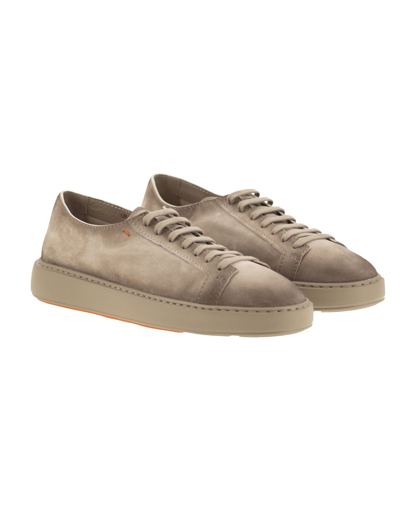Santoni Suede Sneaker - Beige
