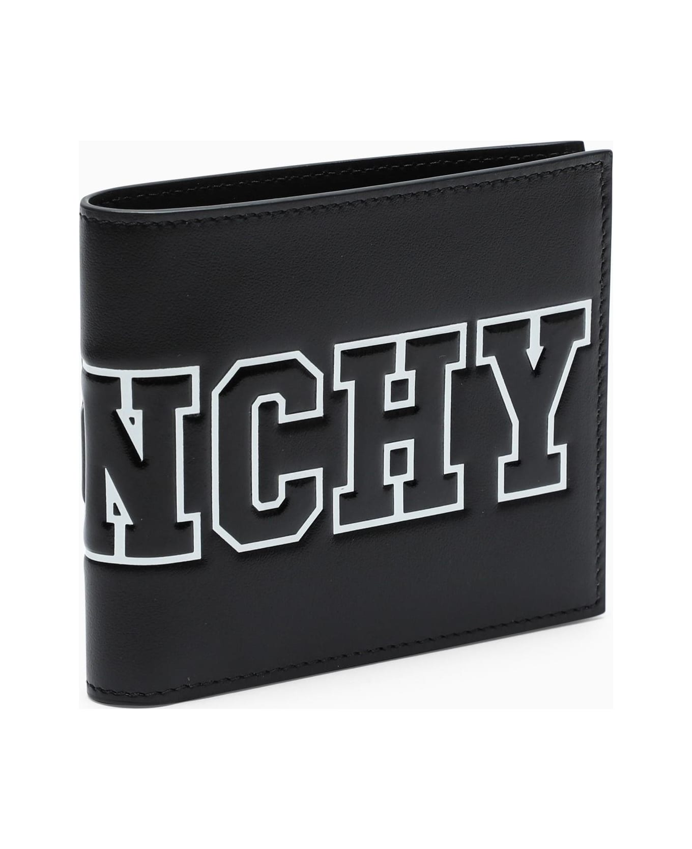 Givenchy Logoed Bi-fold Wallet Black - BLACK 財布
