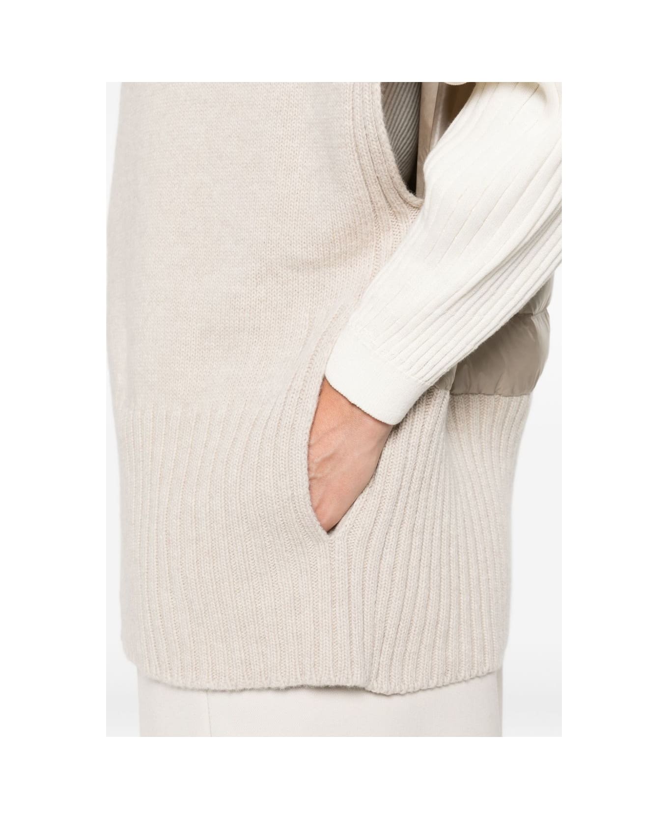 Herno Beige Down Jacket - White