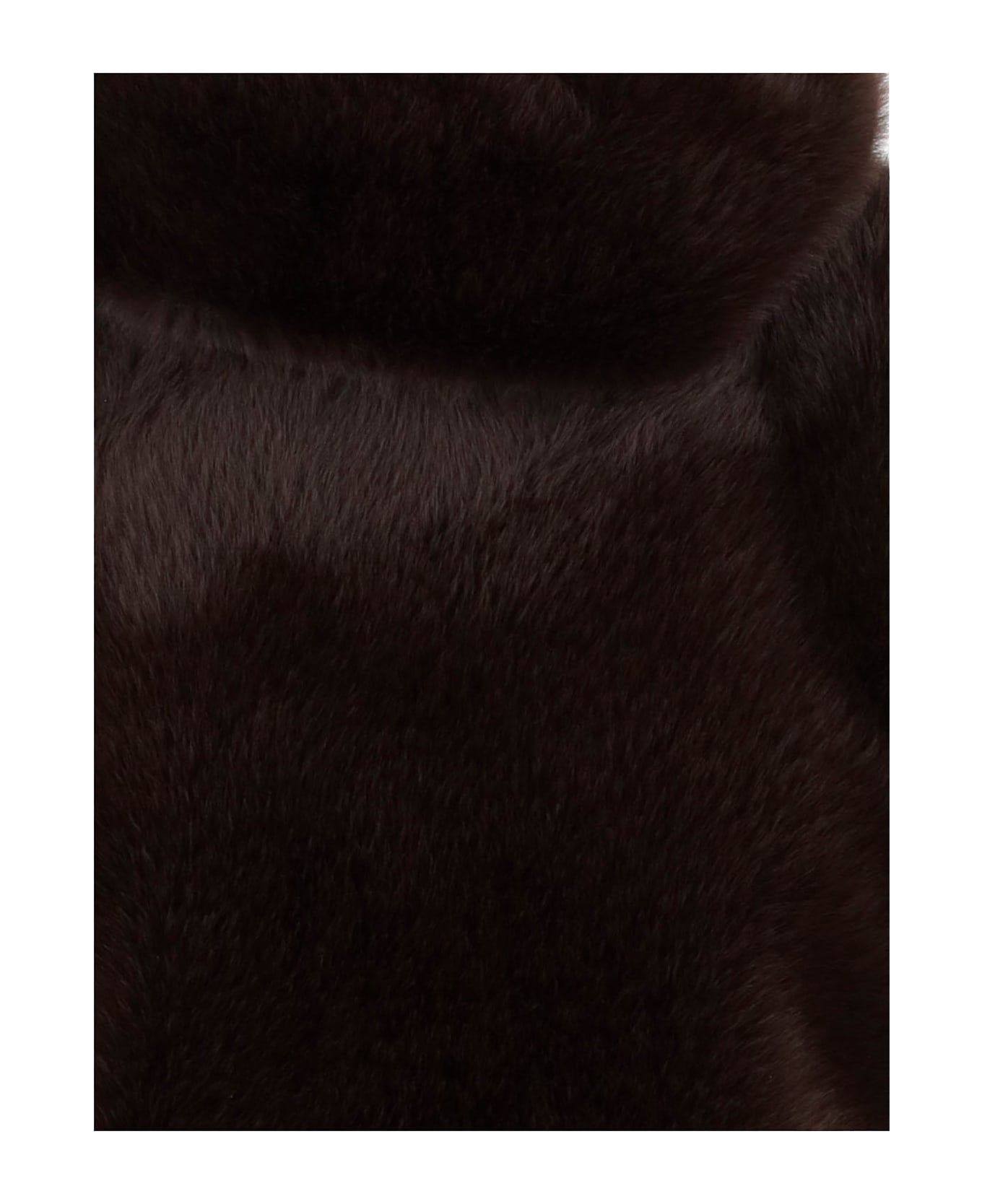 DARKPARK Synthetic Fur Vest - Brown