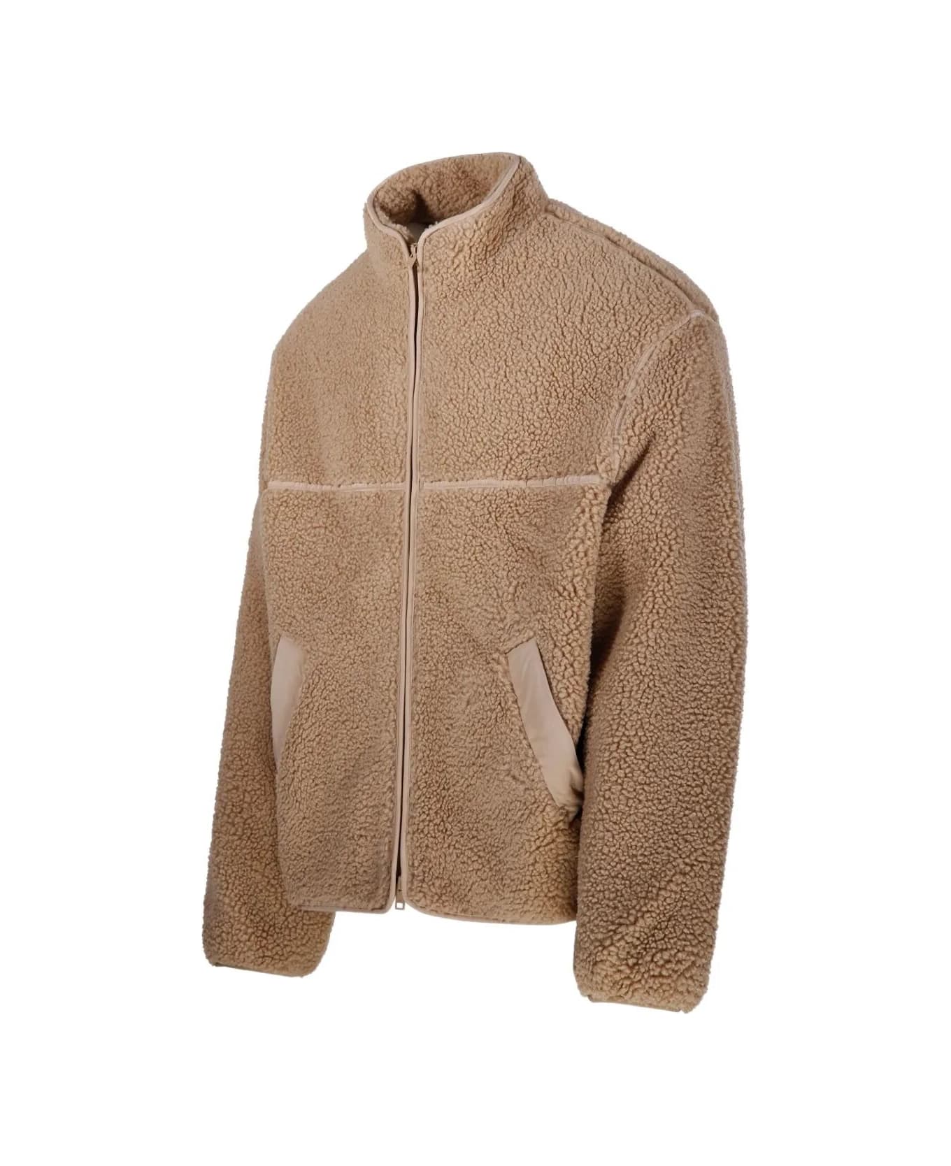 Maison Kitsuné Fleece Jacket - Tan Beige