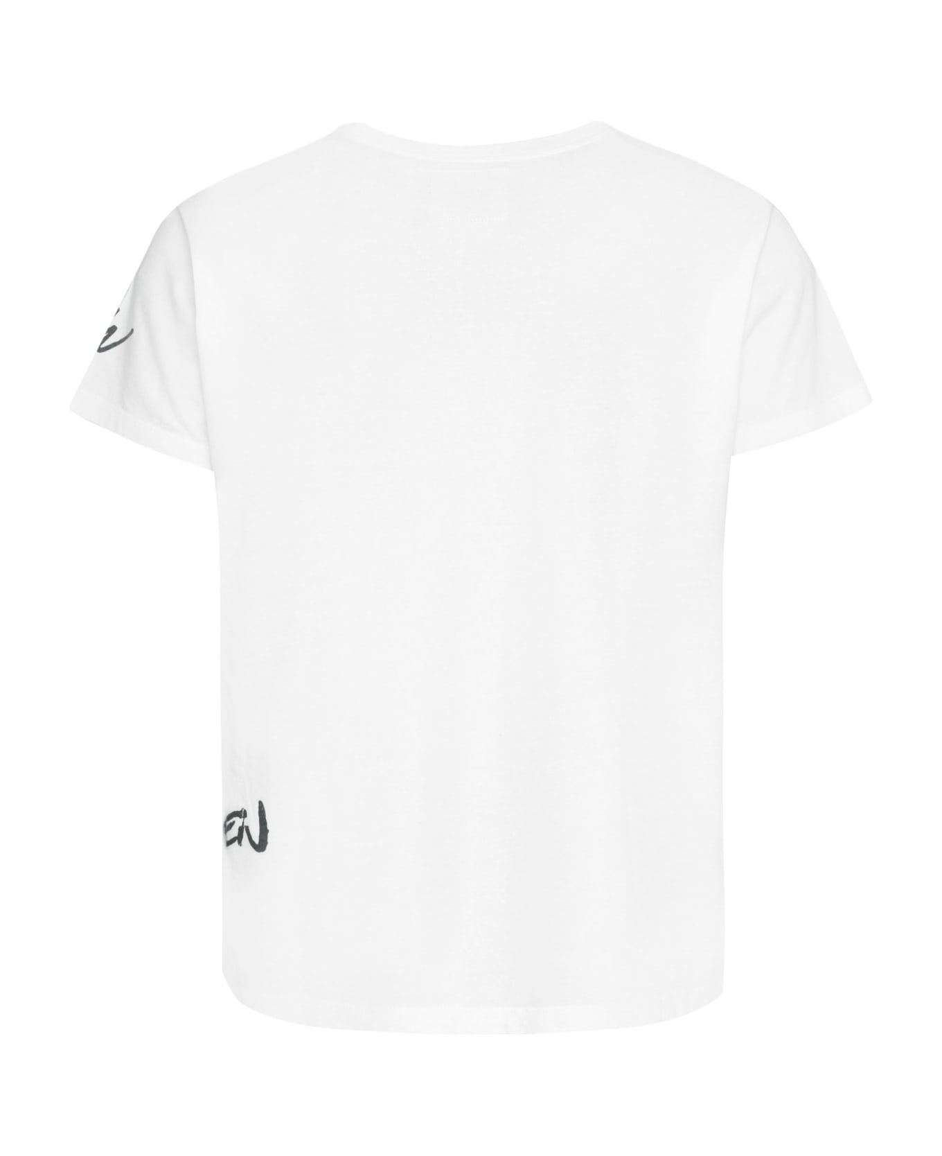 Paul&Shark Printed Cotton T-shirt - White