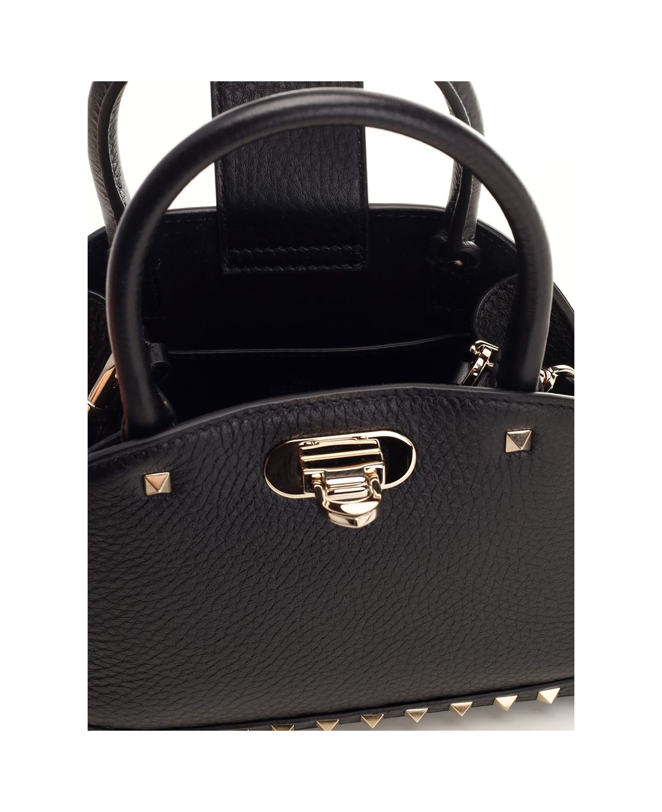 Valentino Garavani Small 
rockstud
 Handbag - Black