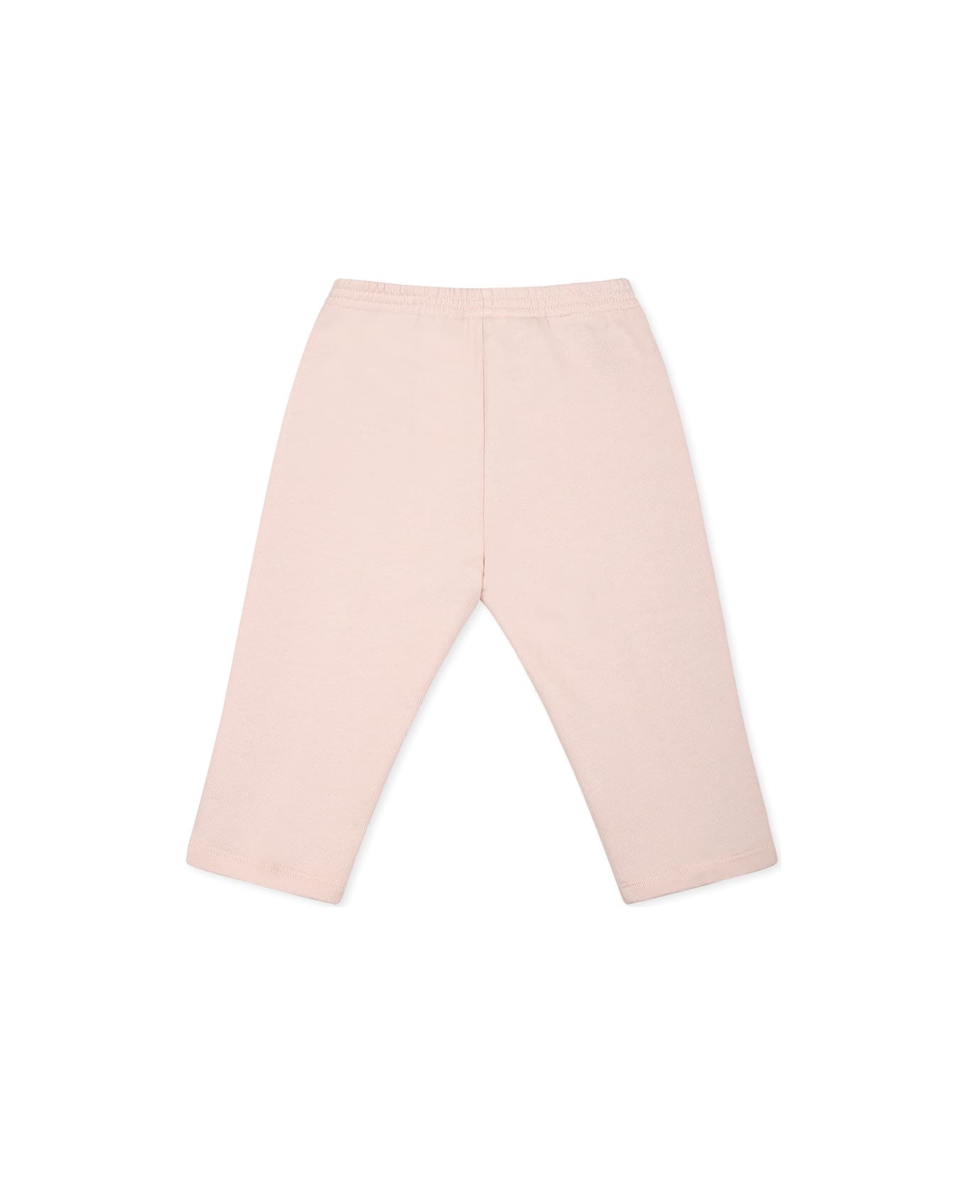 Gucci Pink Sweatpants For Baby Girl With Logo - Pink