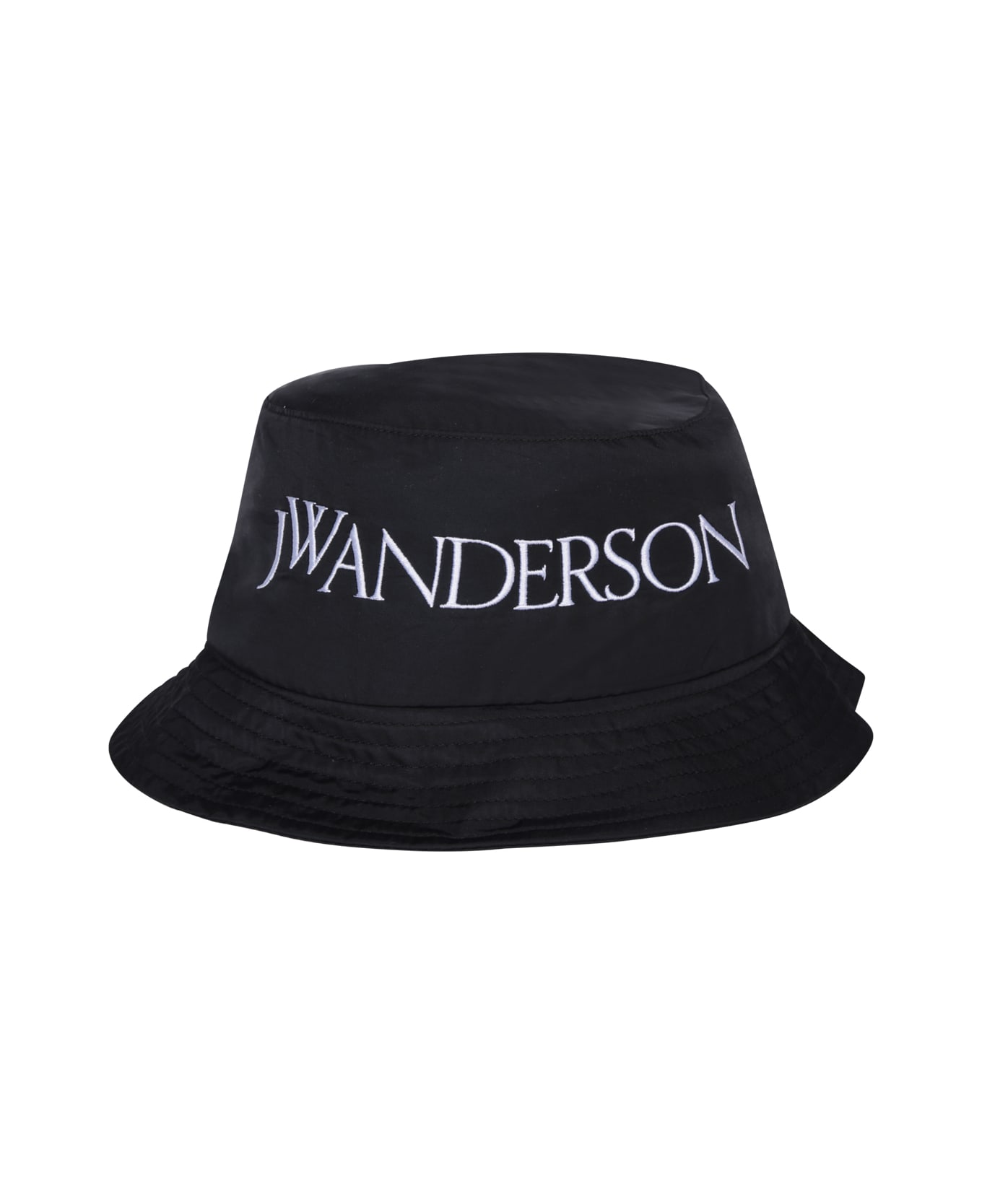 J.W. Anderson Black Nylon Blend Bucket Hat - Black 帽子