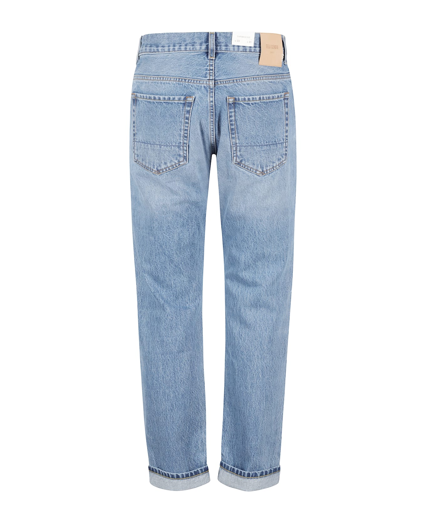 Tela Genova Italo Denim Chiaro - Blu Chiaro