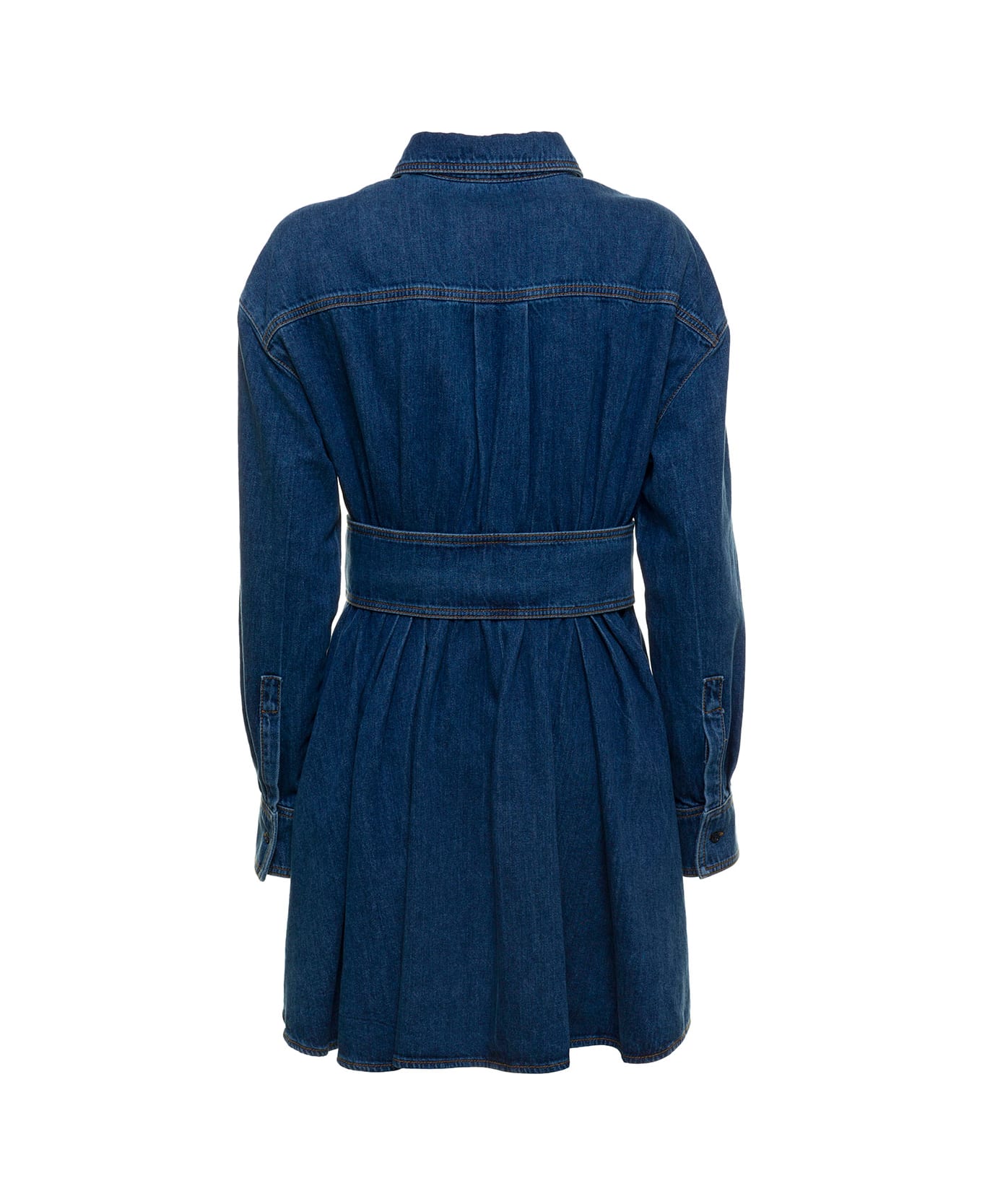 Alexander McQueen Blue Denim Dress - Blu