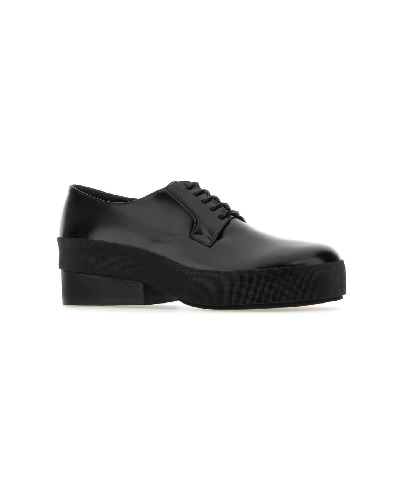 Raf Simons Black Leather Lace-up Shoes - 0099