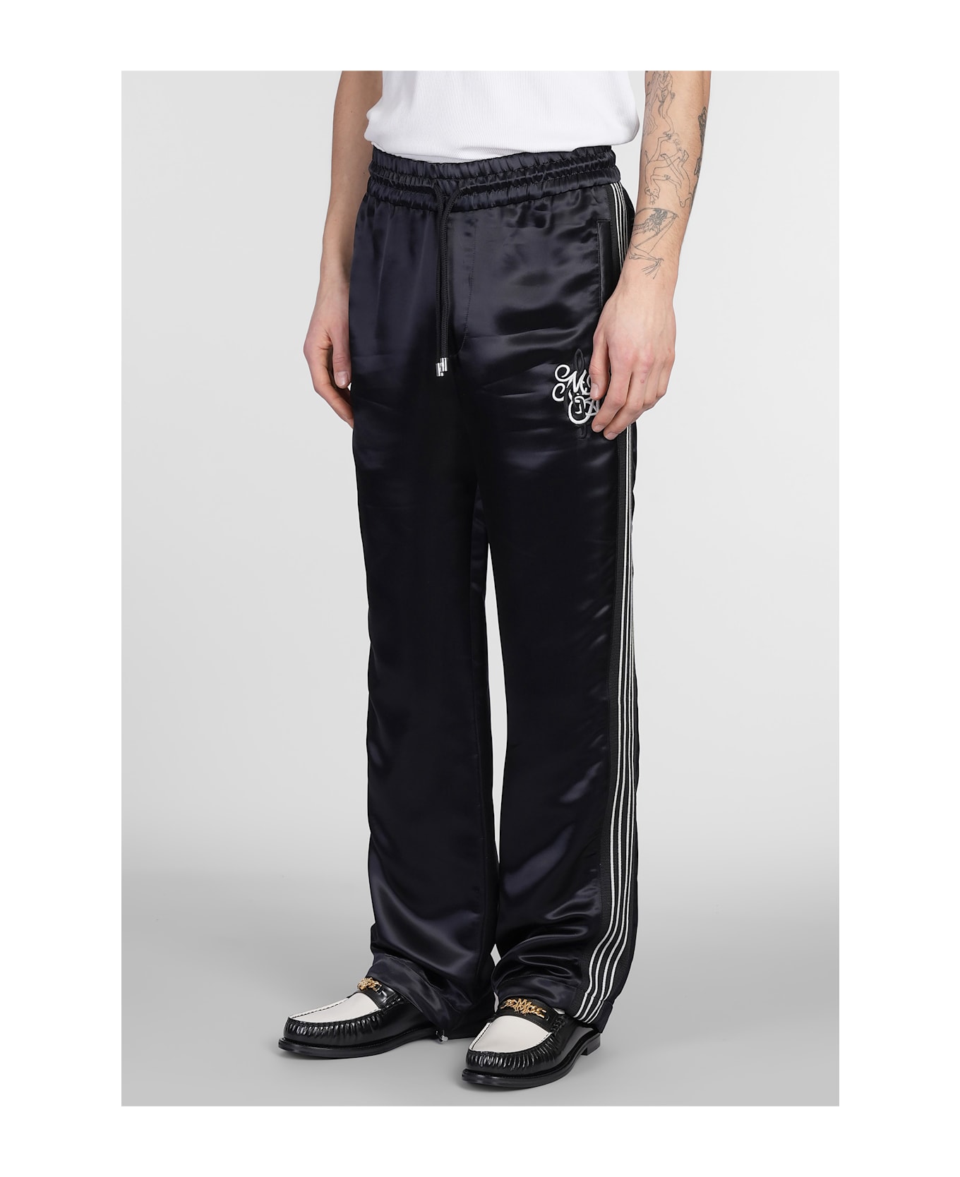 Pants In Black Viscose - Thumbnail 5