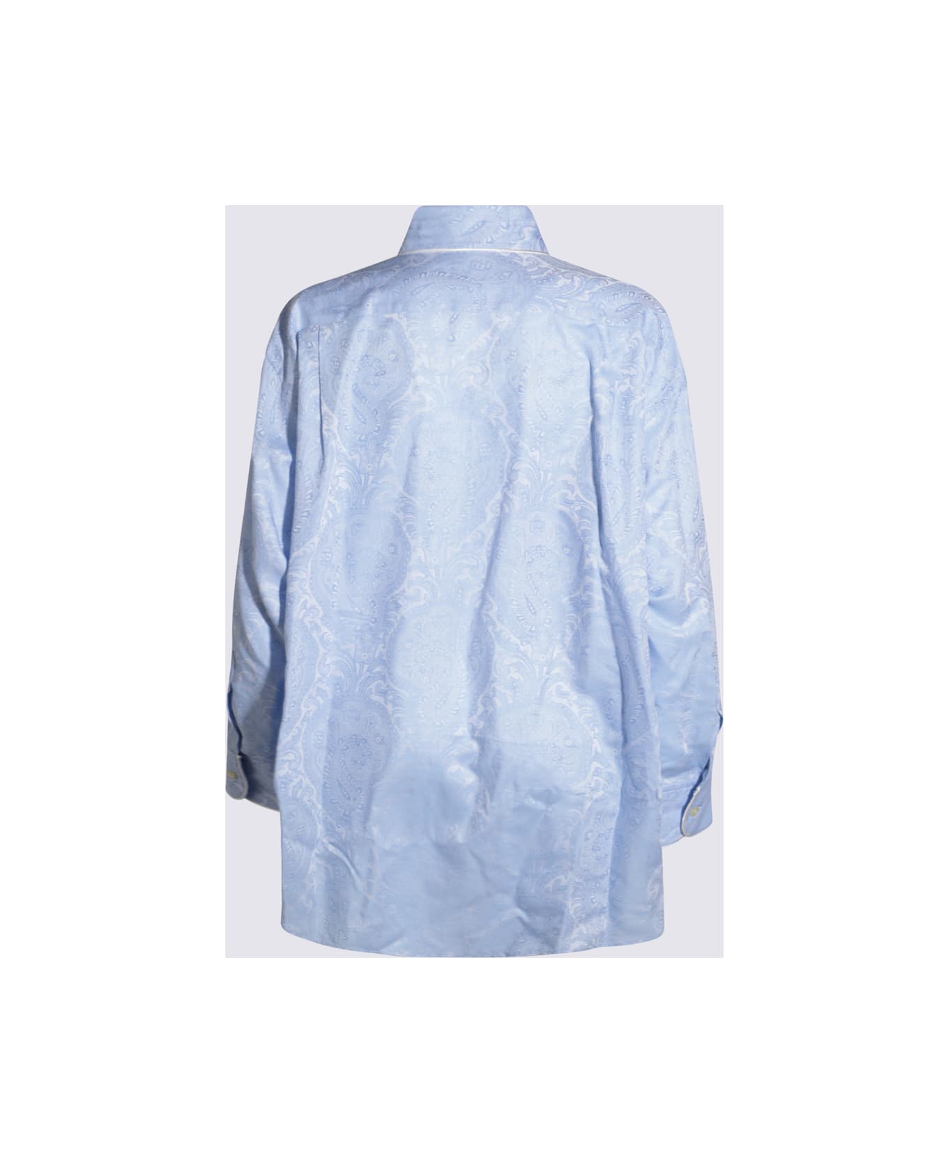 Etro Light Blue Cotton Shirt - Light Blue