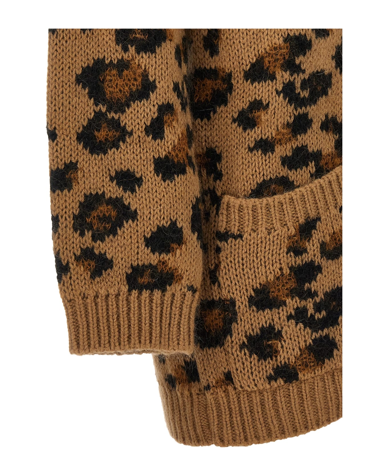 Valentino Garavani Valentino Animalier Cardigan - Brown
