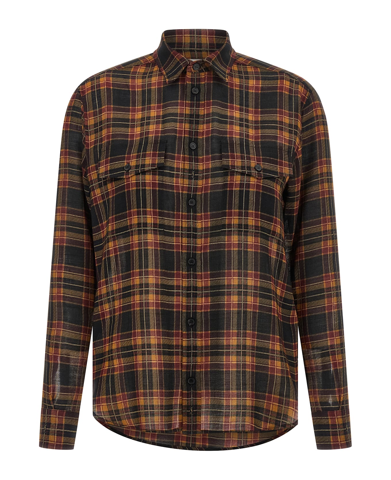 Saint Laurent 
cassandre
 Lavallière Shirt - Multicolor