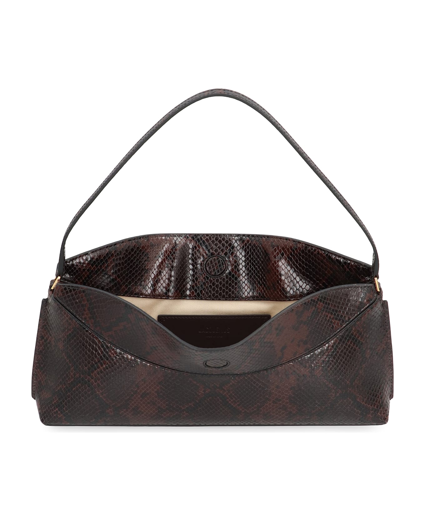 Jacquemus Ovalo Clutch - brown