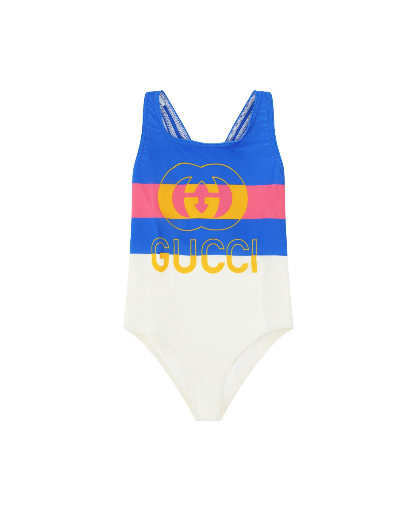 Gucci Swimsuit For Girl - Sunkissed/blue
