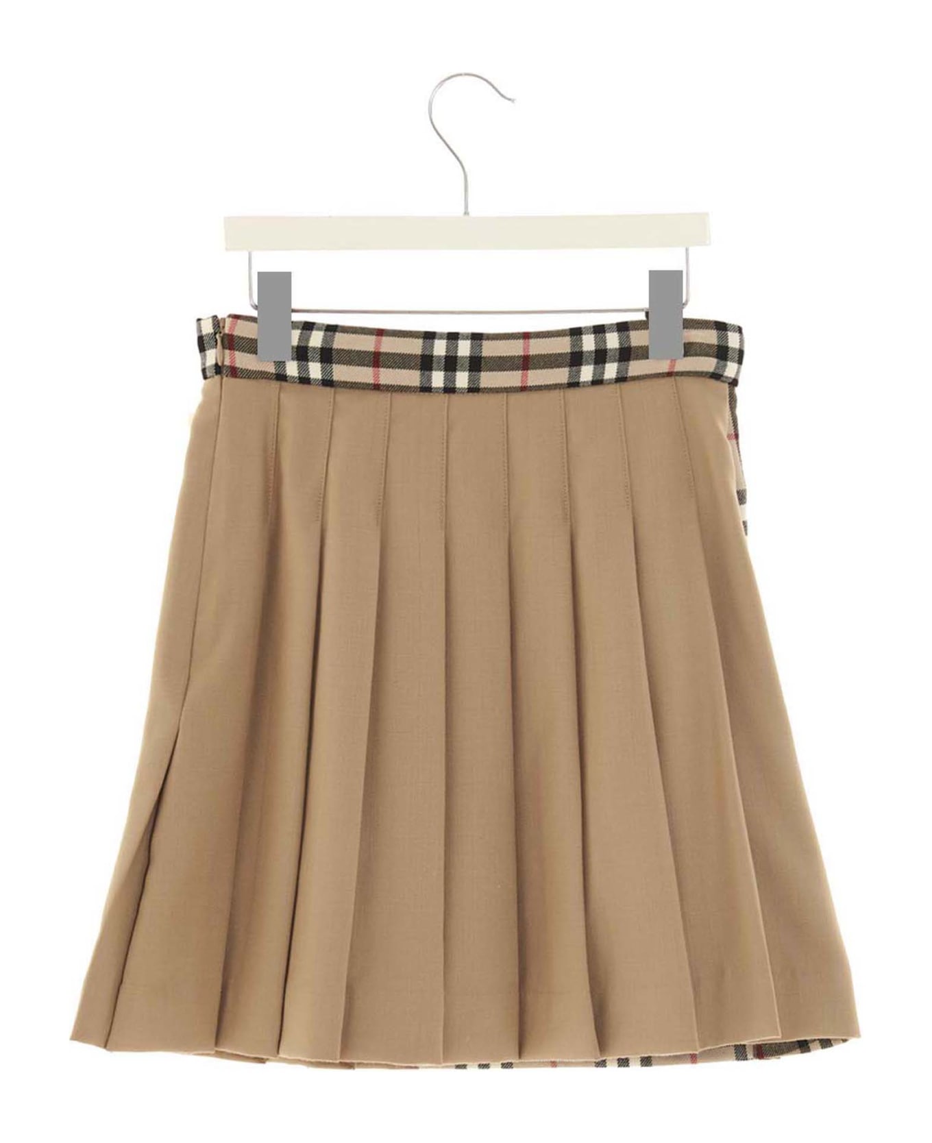 Burberry 'vintage Check' Skirt - Beige