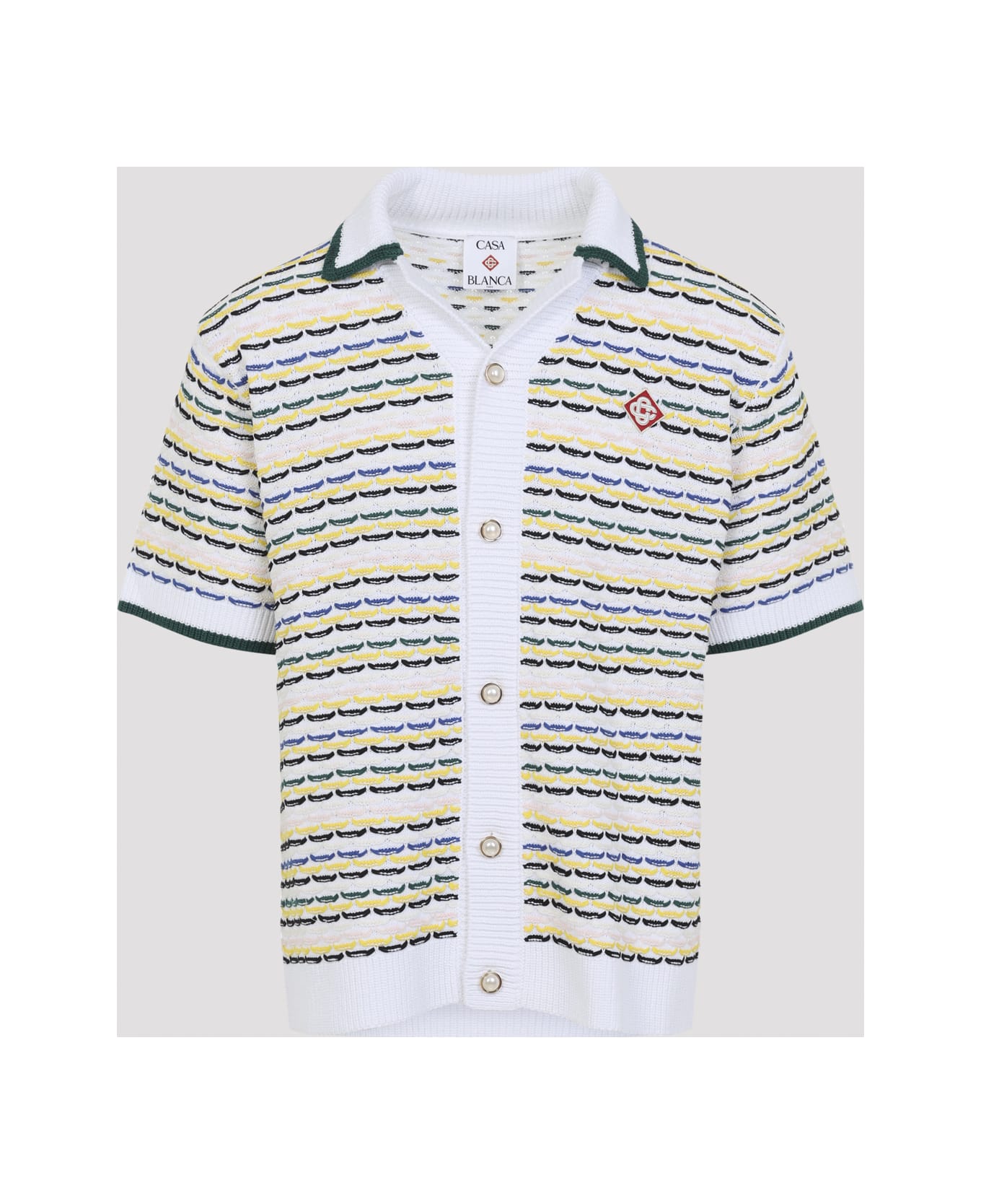 Casablanca Tuck Stitch Shirt - Multi
