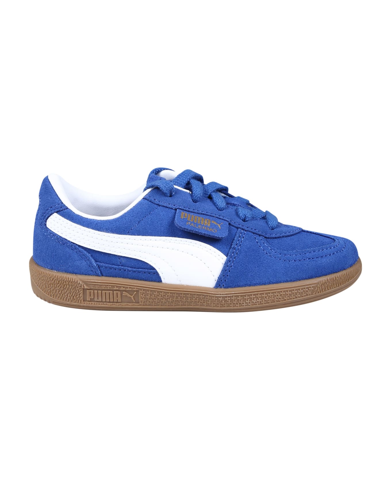 Puma Palermo Ps Light Blue Low Sneakers For Kids - Light Blue