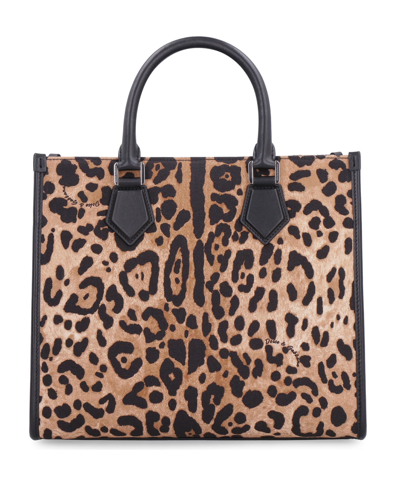 Dolce & Gabbana Canvas Tote Bag - Animalier