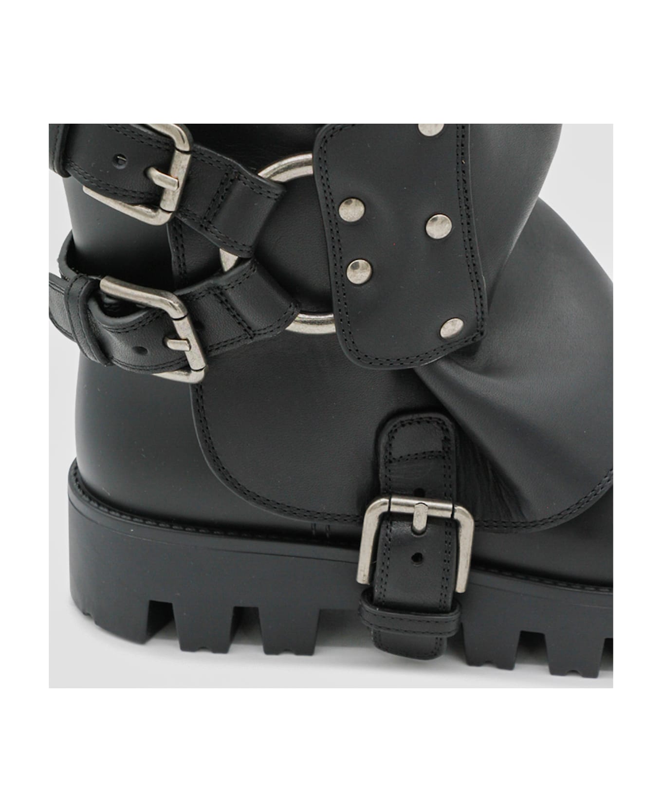 Dolce & Gabbana Black Leather Boots