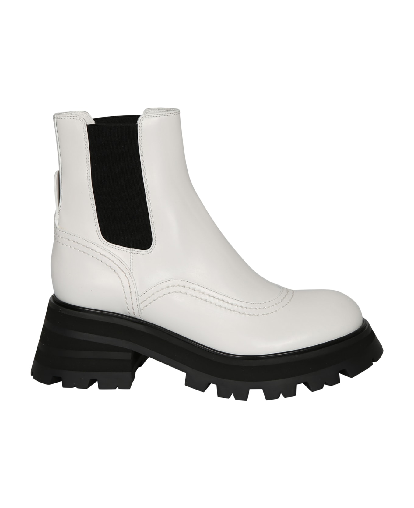 Alexander McQueen Ankle Boots - White