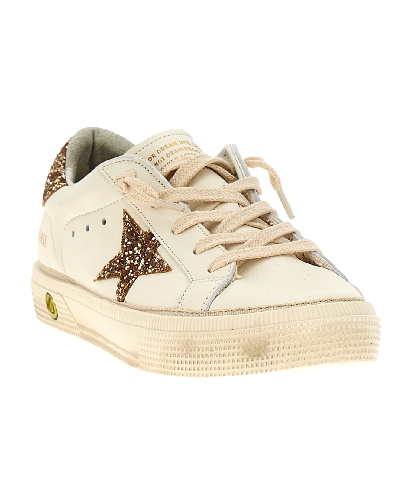 Golden Goose 'may' Sneakers - Gold