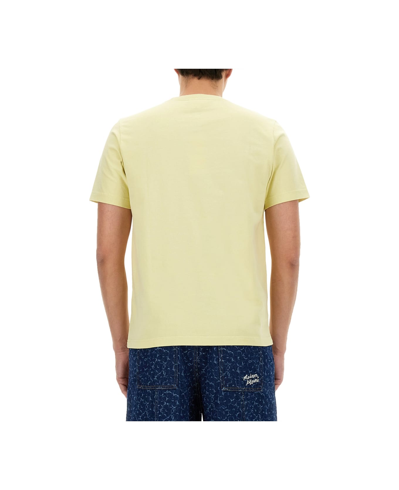 Maison Kitsuné T-shirt With Logo - BEIGE