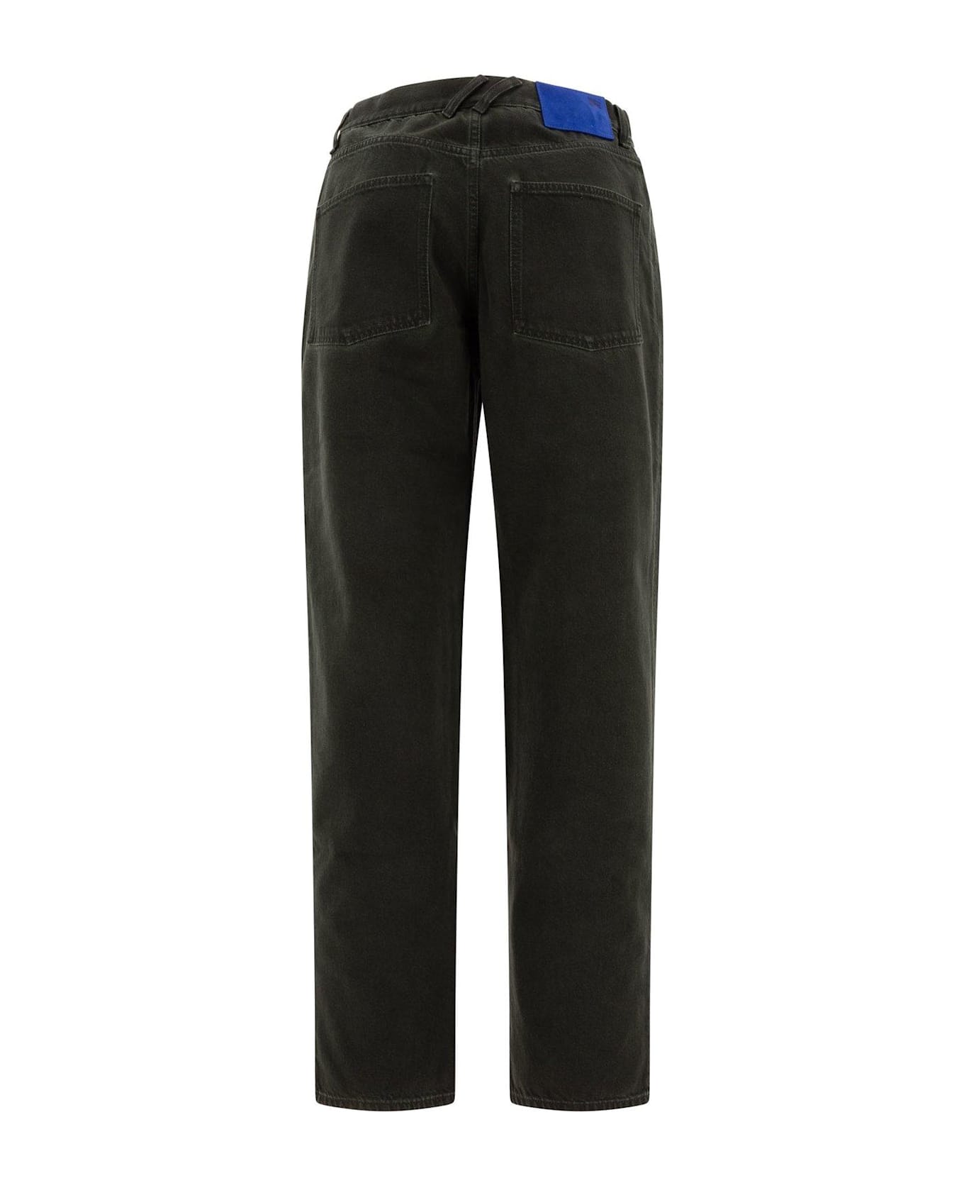Burberry Logo Patch Straight-leg Jeans - Onyx