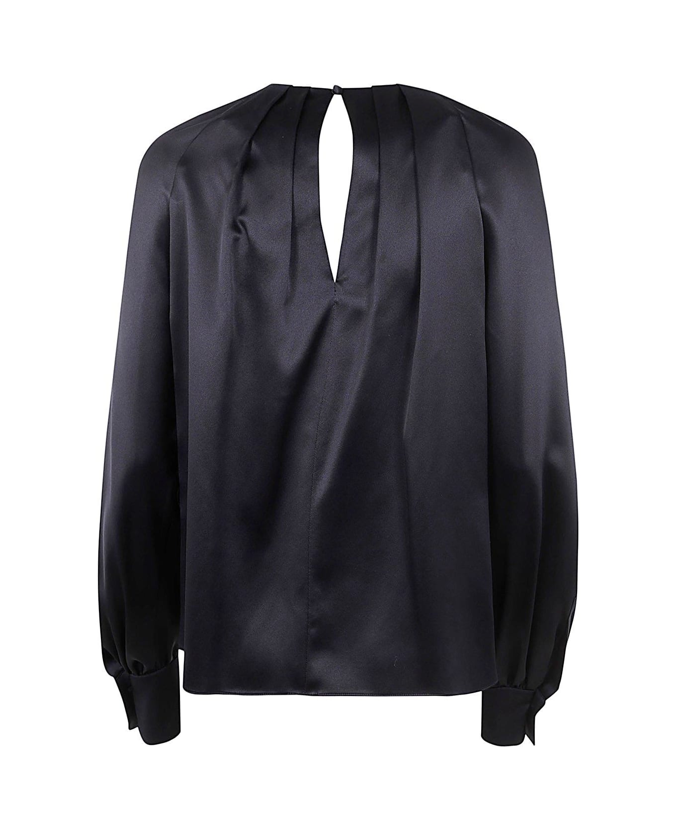 Max Mara Pianoforte Key Cross Detailed Shirt - Black